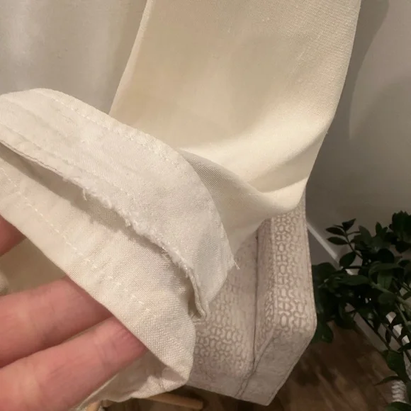 Yves Saint Laurent Variation Ivory Silk Blouse Vintage Long Sleeve Top, M - Picture 5 of 7